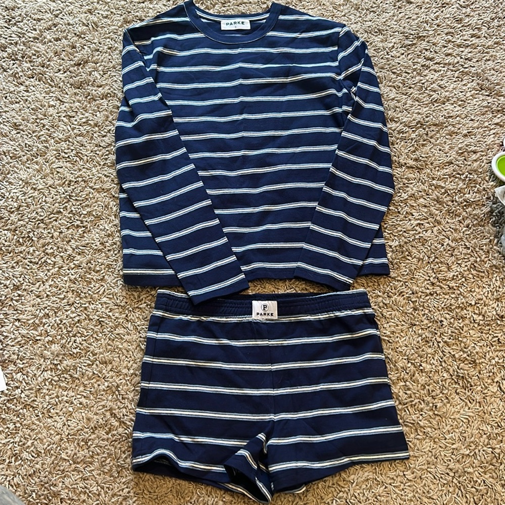 PARKE long sleeve and shorts